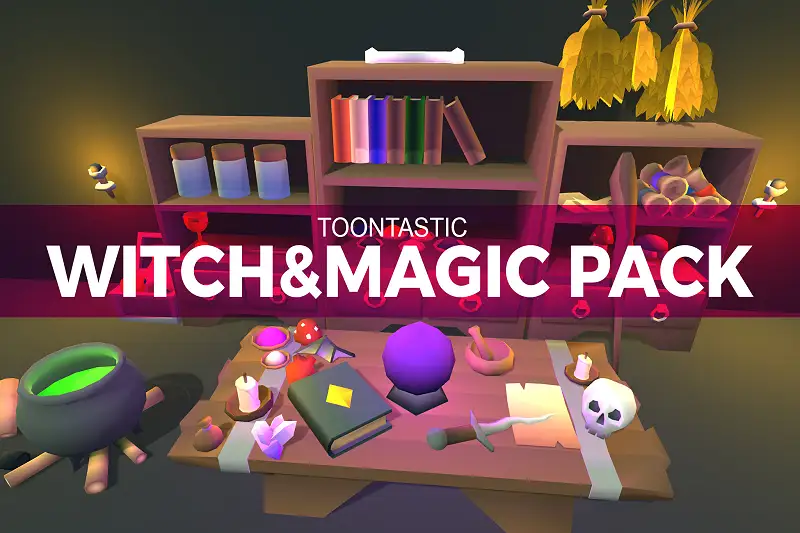 ToonTastic Witch & Magic Pack Asset Thumbnail