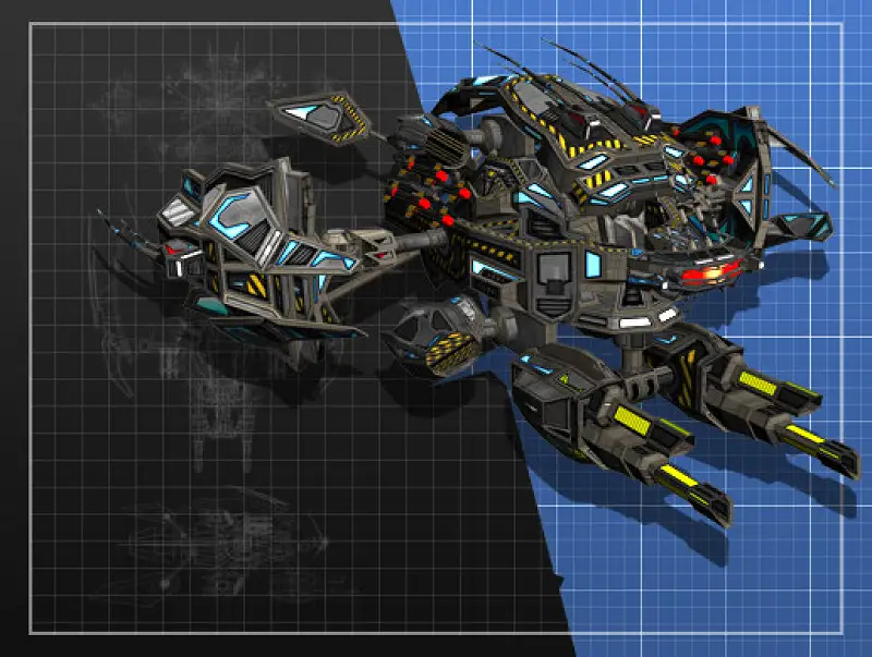 Combat Drone A002 Asset Thumbnail