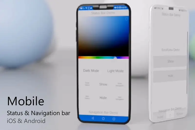 Mobile Status & Navigation bar Asset Thumbnail