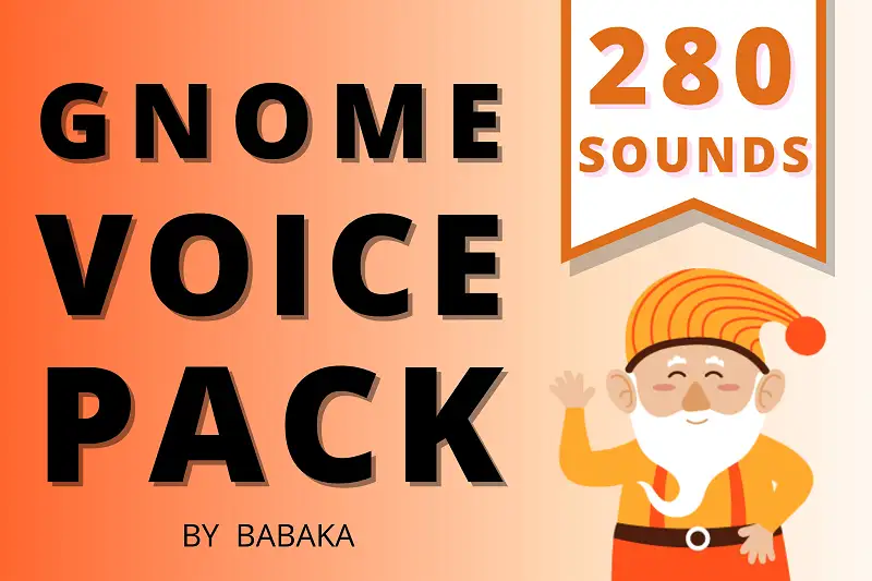 Gnome Voice Pack Asset Thumbnail
