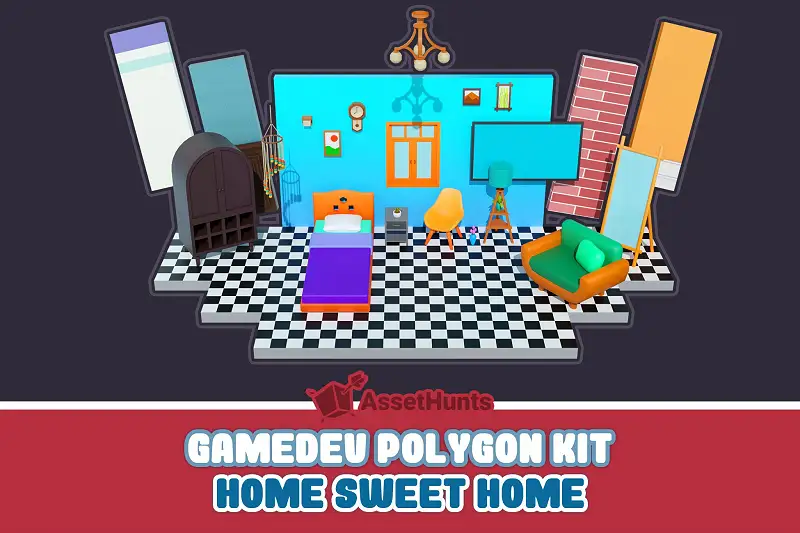 GameDev Polygon Kit - Home Sweet Home Asset Thumbnail