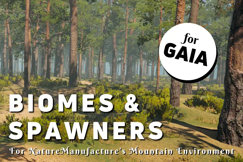Biomes & Spawners for Gaia - NatureManufacture's Mountain Environment Asset Thumbnail