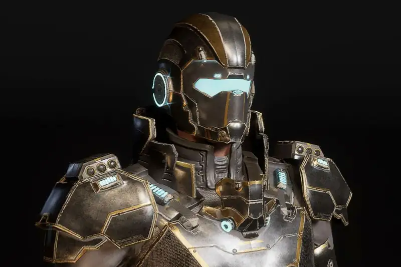 Sci-Fi Hero Character Model Asset Thumbnail
