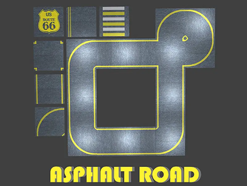 Asphalt road Asset Thumbnail
