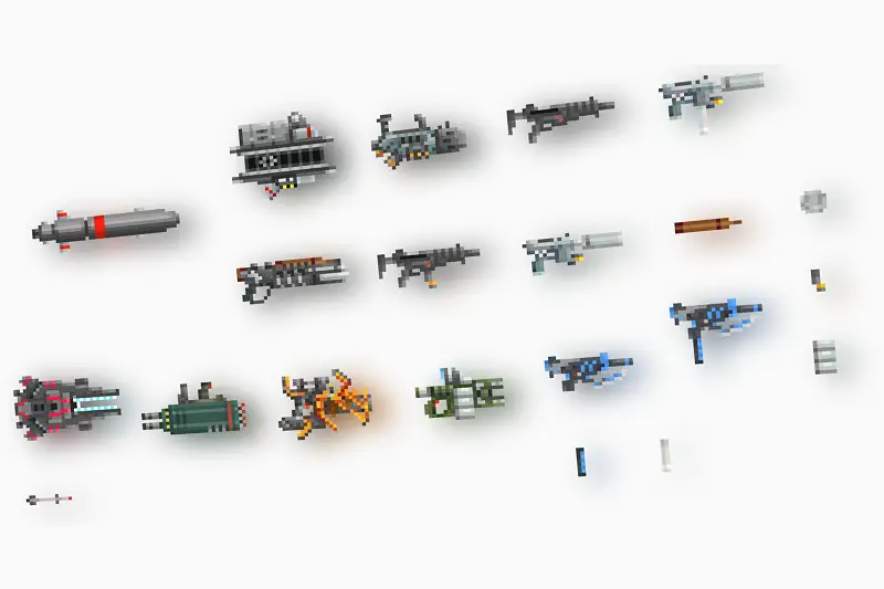 OMA Pixel - Secondary Weapons Asset Thumbnail