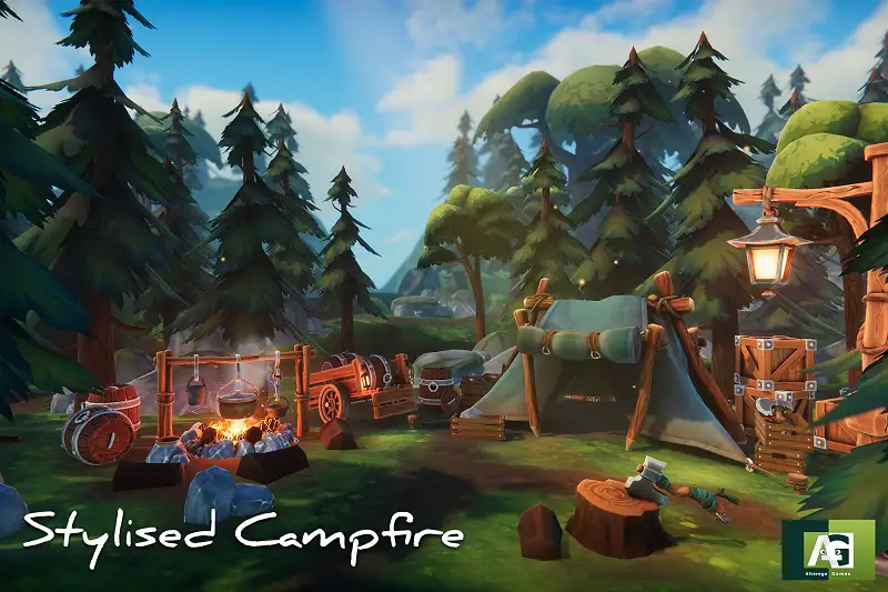 Campfire Stylised Asset Thumbnail