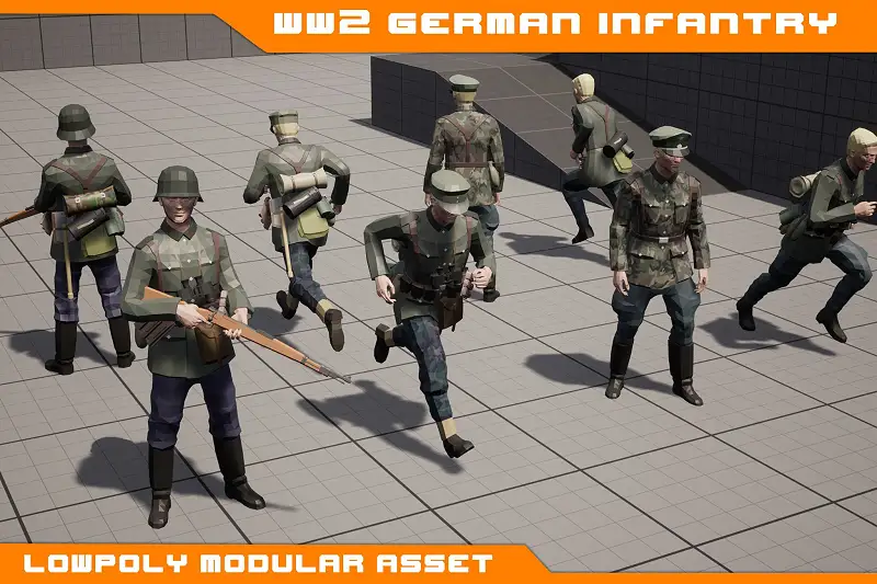 WW2 German Infantry Asset Thumbnail