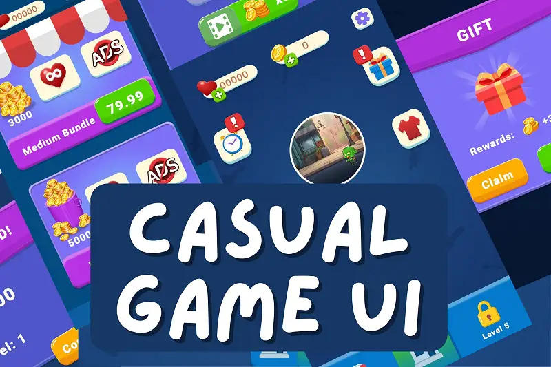 Casual Game UI Asset Thumbnail