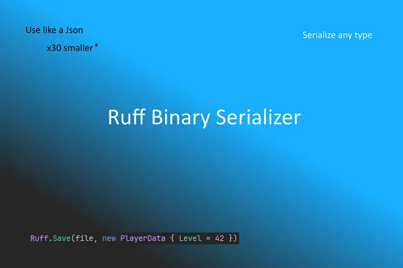 Optimize Your Unity App with Ruff Binary Serializer Asset Thumbnail