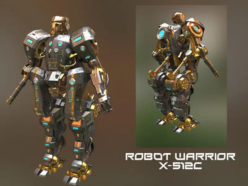 Robot Warrior X-512C Asset Thumbnail