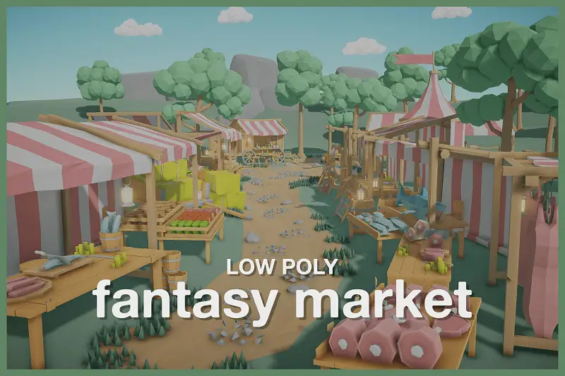 Medieval Fantasy Market Assets Asset Thumbnail