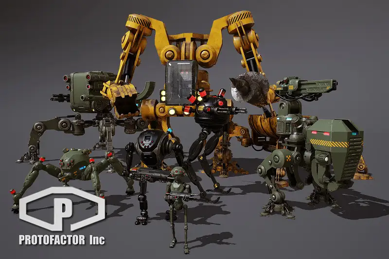 SCI FI ROBOTS PACK VOL 2 Asset Thumbnail