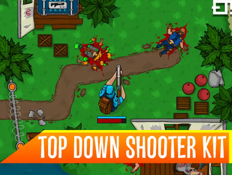 Top Down Shooter Graphic kit Asset Thumbnail