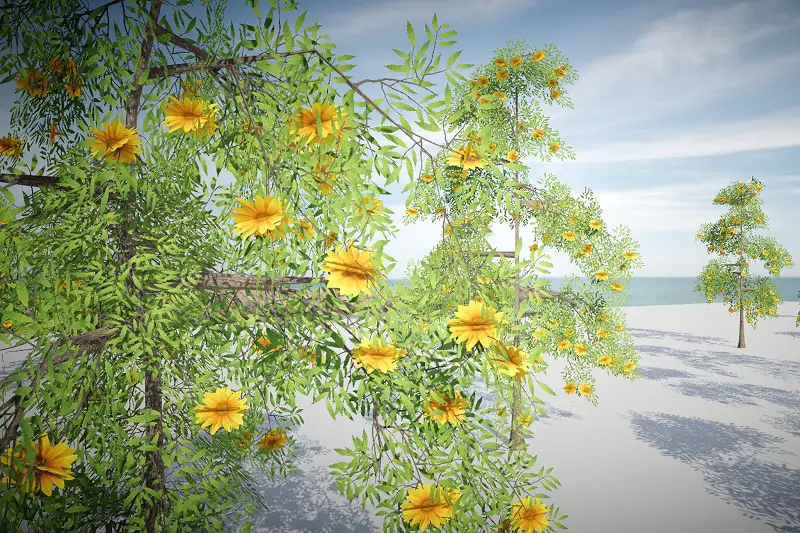 URP Flower Tree 2 (Mobile) Asset Thumbnail