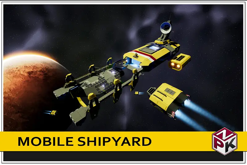 Stylized Low Poly Sci-Fi Shipyard Pack Asset Thumbnail