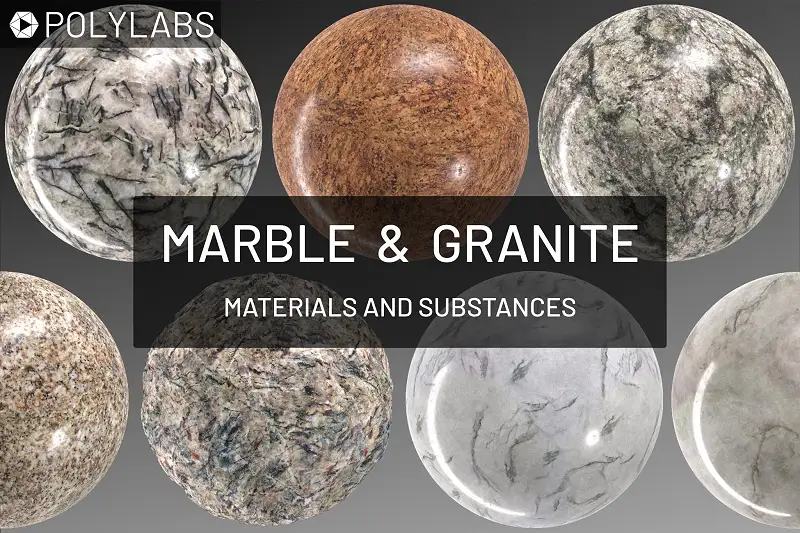 Marble and Granite Materials for Unity Asset Thumbnail