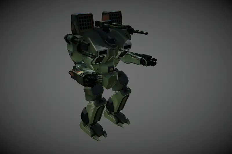 Modular Battle Mech 2 Asset Thumbnail