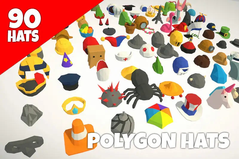 Ultimate Polygon Hat Bundle Asset Thumbnail
