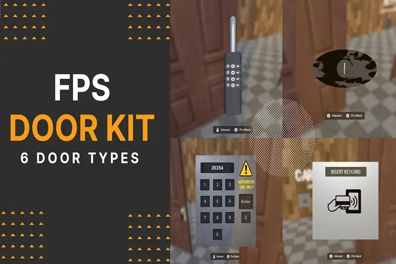 Interactive Door Kit for Unity Asset Thumbnail