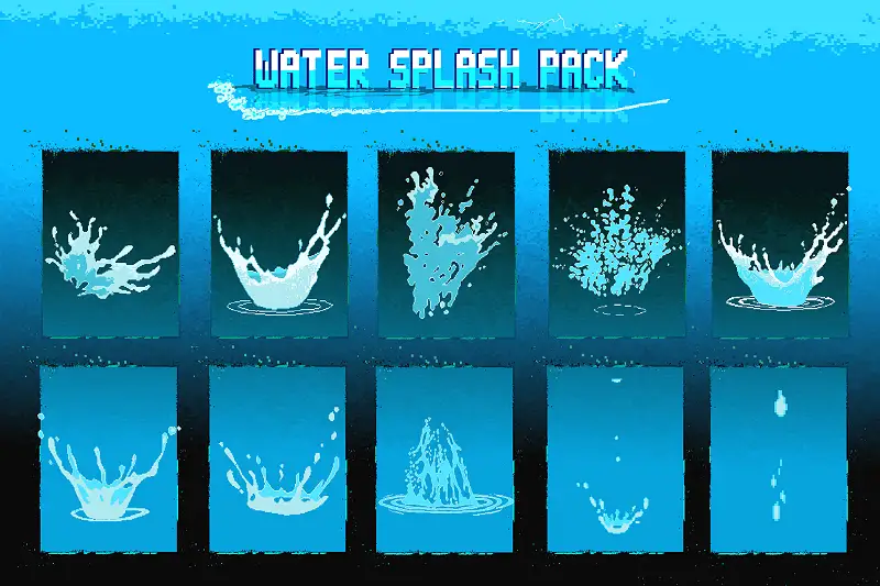 Water Splash Animations Asset Thumbnail
