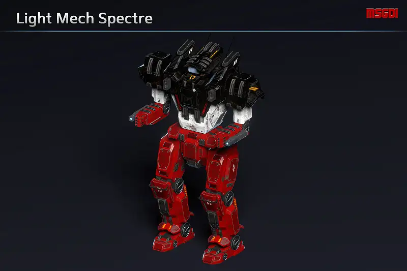 Light Mech Spectre - Modular Mech Animation Package Asset Thumbnail
