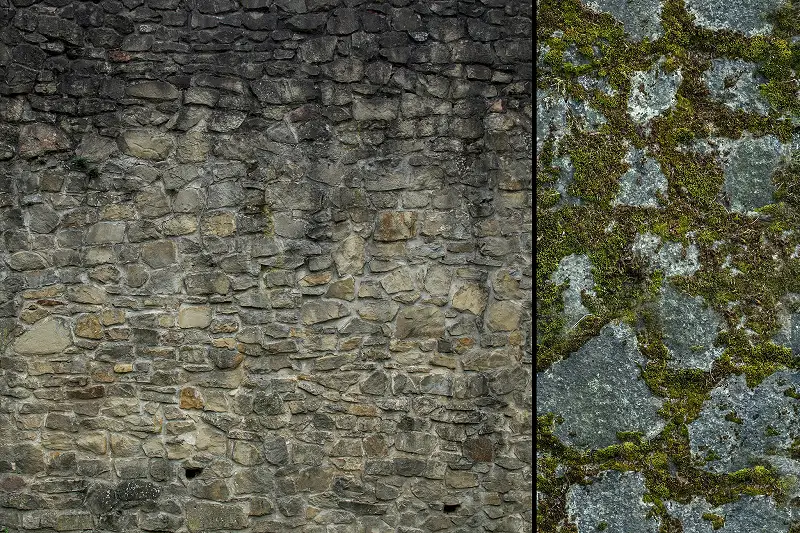 MC dirt stone wall free sample Asset Thumbnail