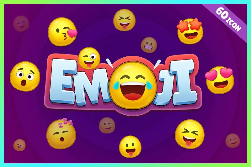 2D Premium Emojis Pack Asset Thumbnail