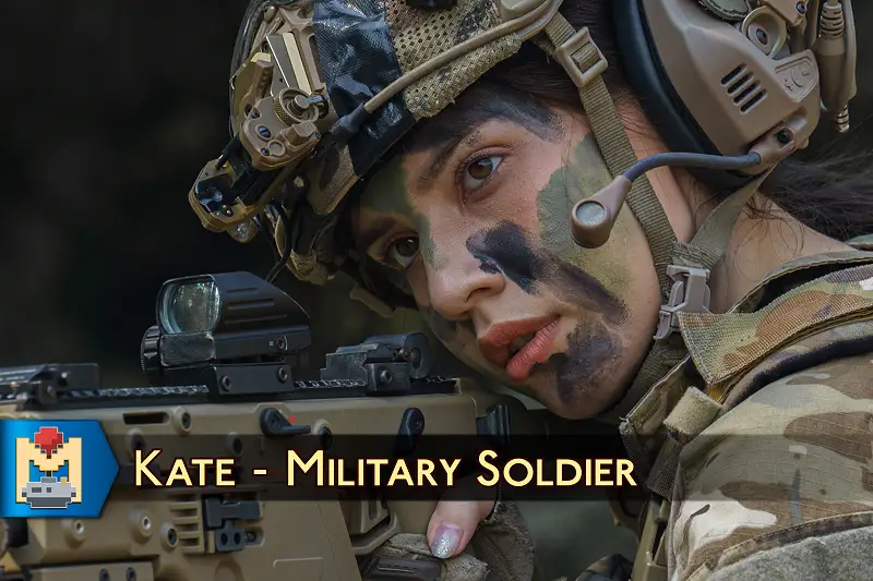 Young Female Soldier Voice Pack Asset Thumbnail