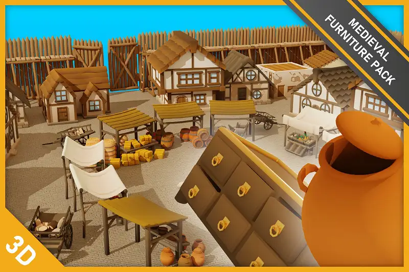 Medieval Furniture Pack Asset Thumbnail