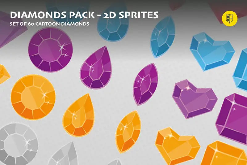 Diamonds Pack - 2D Sprites Asset Thumbnail