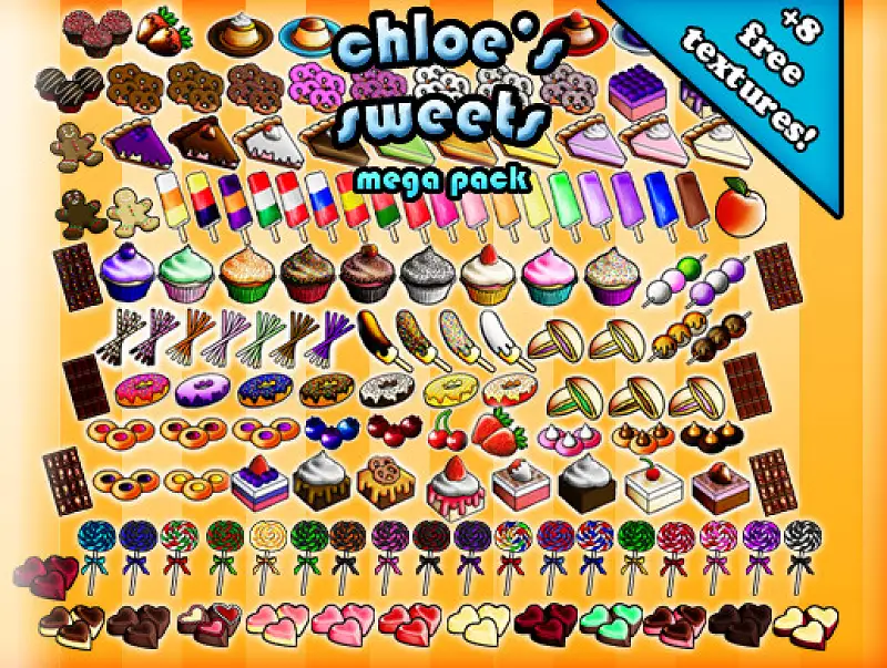 Chloe's Sweets: Mega Pack Asset Thumbnail