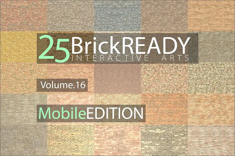 25 Brick Materials Ready, Volume. 16 Asset Thumbnail