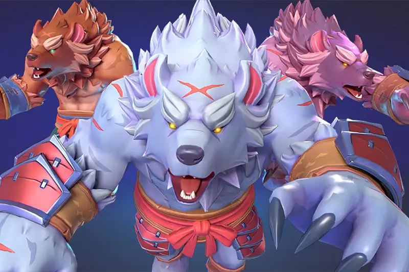 Stylized Character Bear (Forest Ronin Hoji) Asset Thumbnail