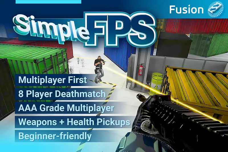 Simple FPS Multiplayer - Photon Fusion Asset Thumbnail