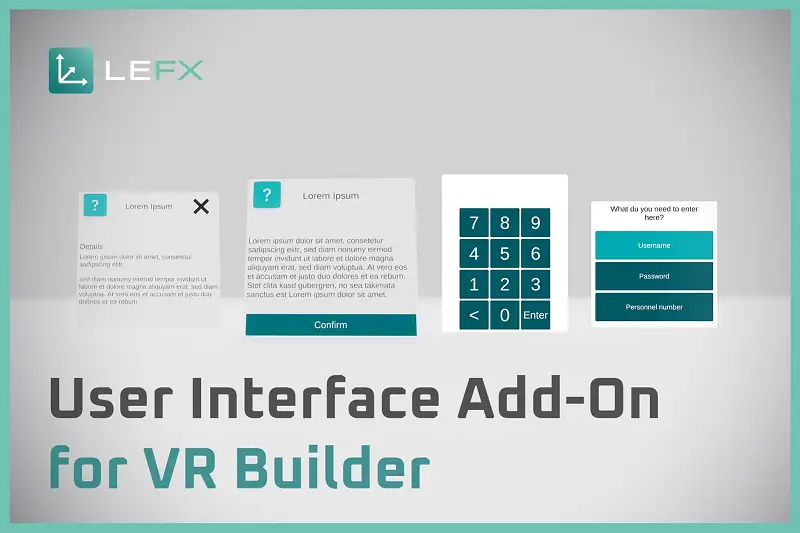 User Interface - Add-On for VR Builder Asset Thumbnail