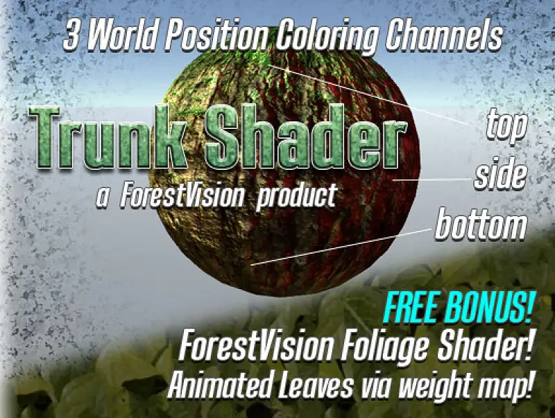 ForestVision Trunk Shader Asset Thumbnail