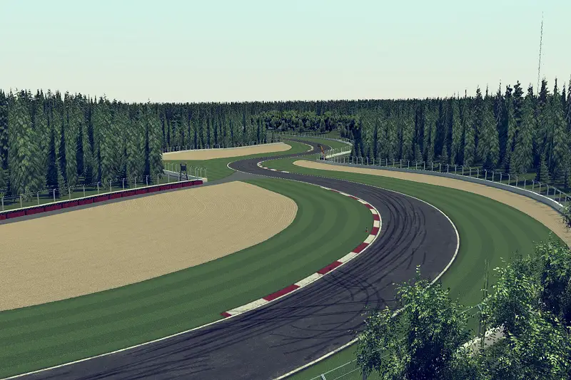 Realistic Greenwood Race Track Asset Thumbnail