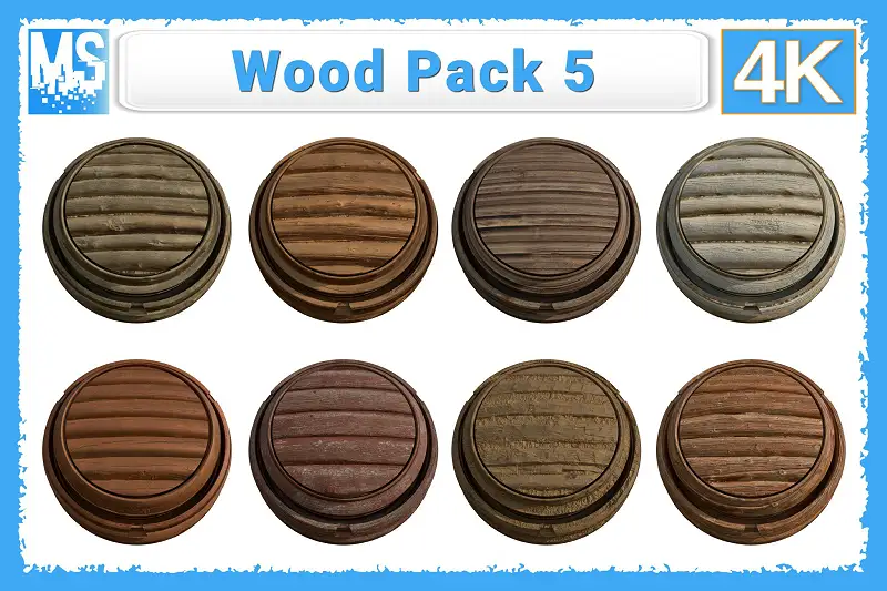 4K Wood PACK 5 Asset Thumbnail
