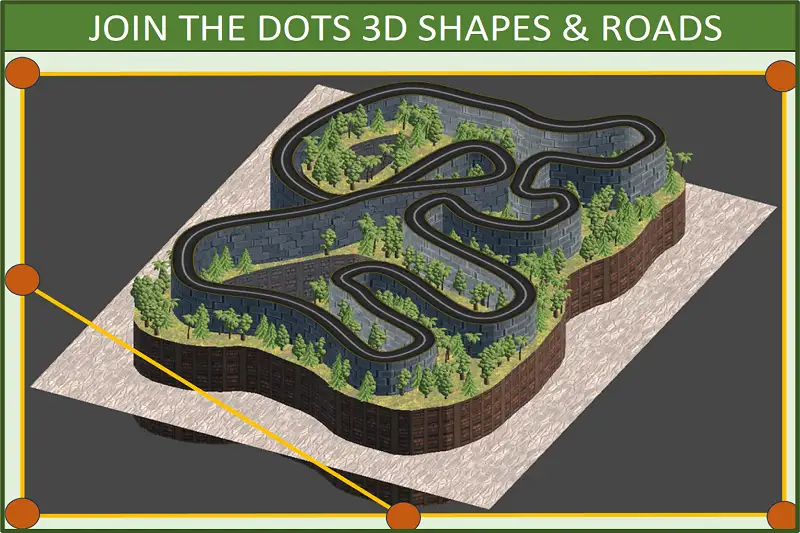 JOIN THE DOTS 3D SHAPES & ROADS Asset Thumbnail