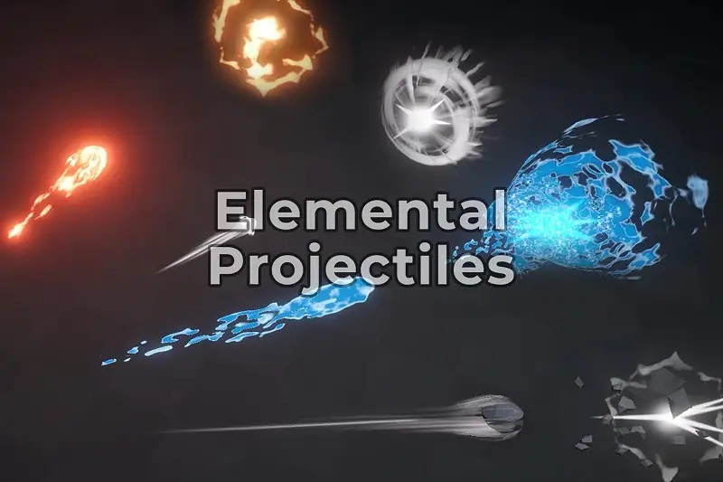 Elemental Projectiles VFX Asset Thumbnail