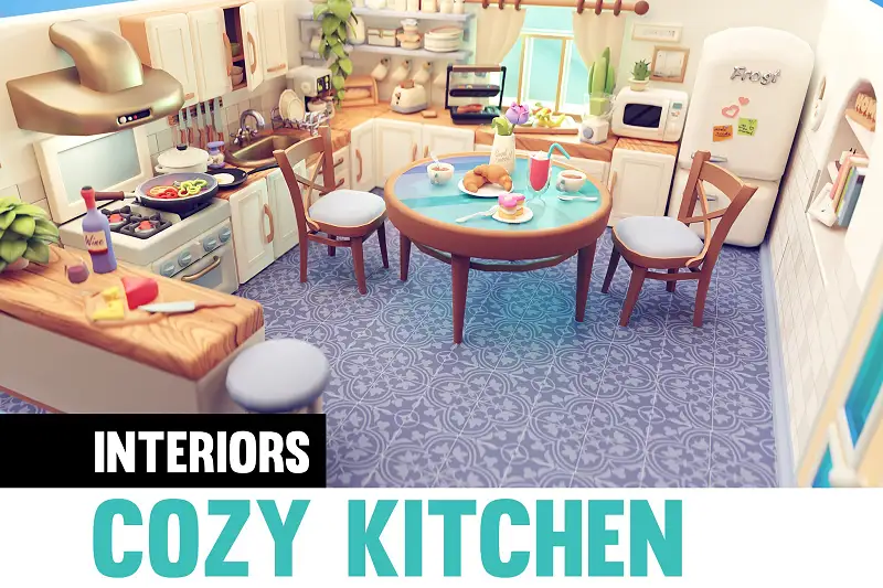 Cartoon Flat Kitchen Asset Thumbnail