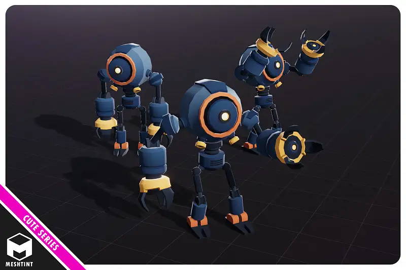 Tanker Robot Cute Series Asset Thumbnail