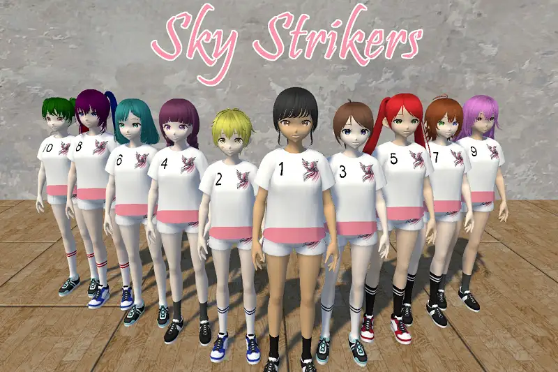 Volleyball Girls - Sky Strikers Asset Thumbnail