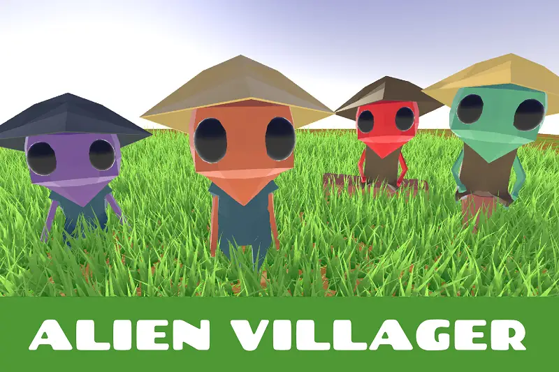 Alien Villager Asset Thumbnail