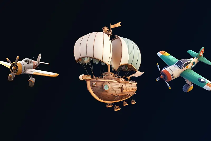 NHC - Stylized Aircraft 03 Asset Thumbnail