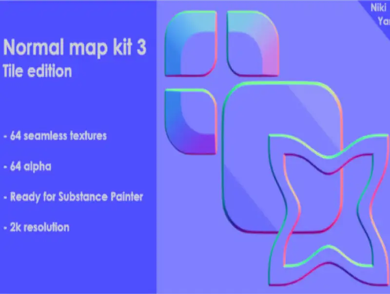 Normal map kit 3 Tile edition Asset Image