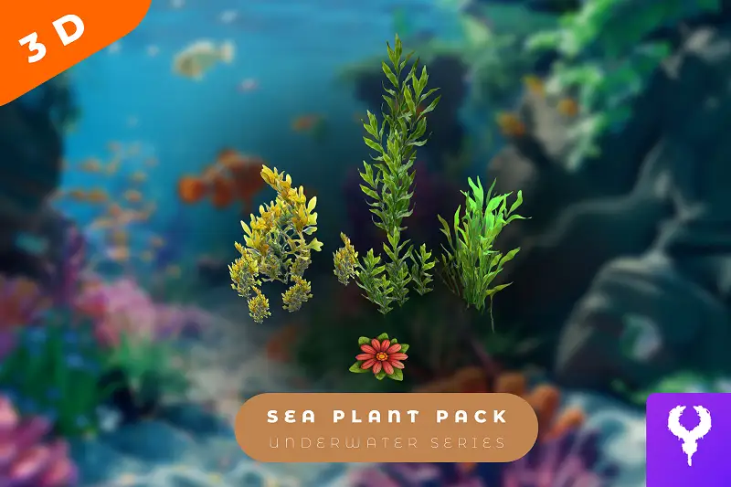 Cartoon SeaPlant Pack Asset Thumbnail