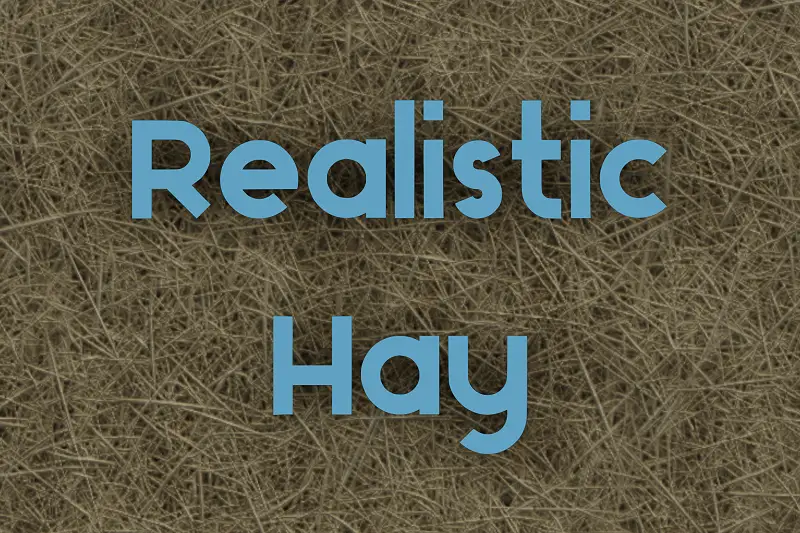 Realistic Hay - Complete Material Asset Thumbnail