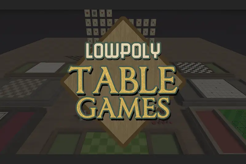 Low Poly TableGames Asset Image