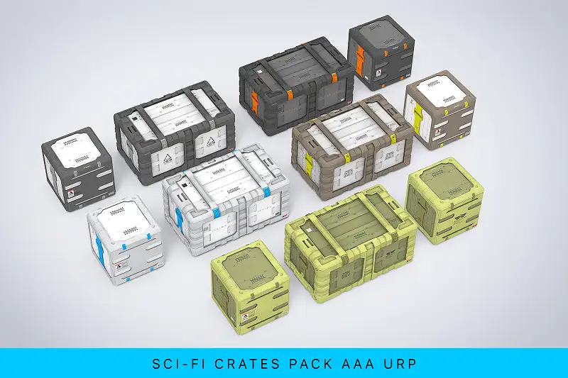 Sci-Fi Crates Pack AAA URP Asset Thumbnail